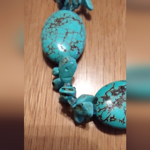 Sterling ,and turquoise bracelet - Picture 2 of 16